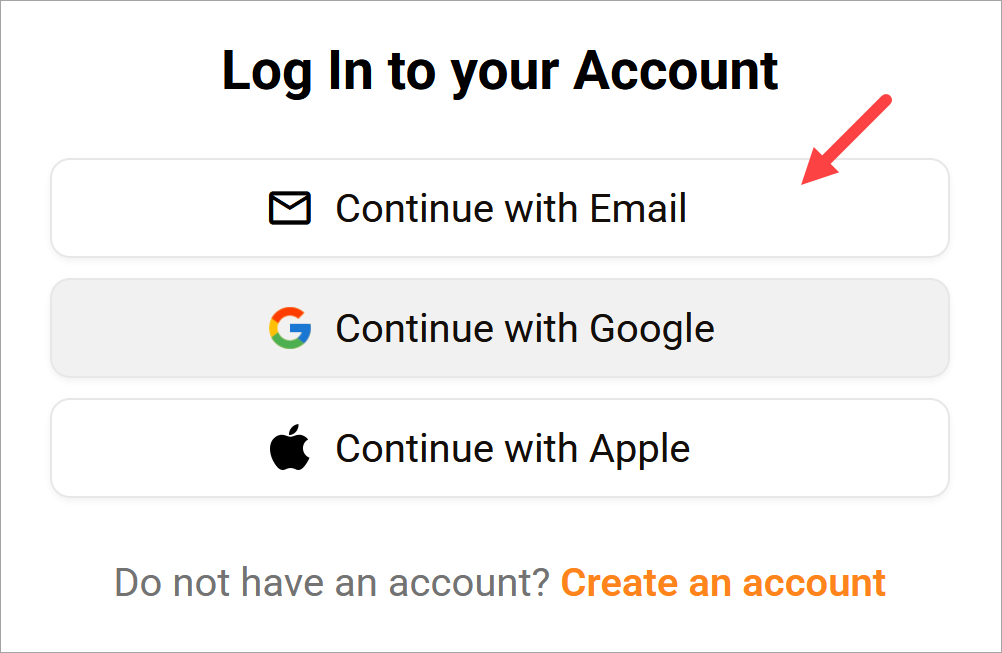 Add a User - Account Access