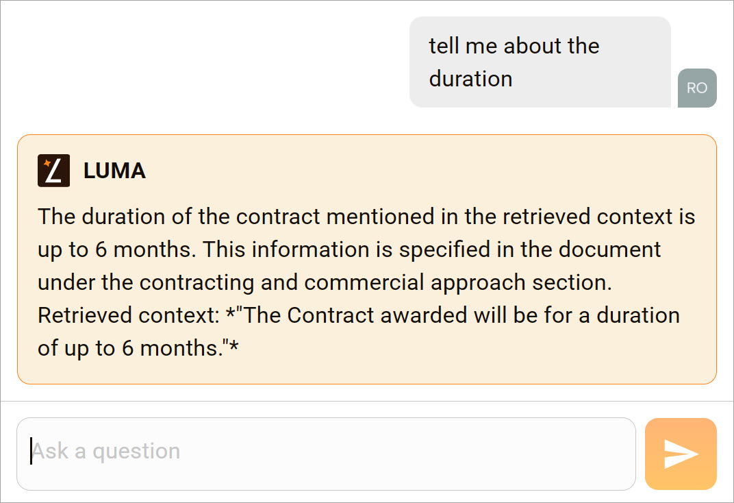 Ask AI a question about a file