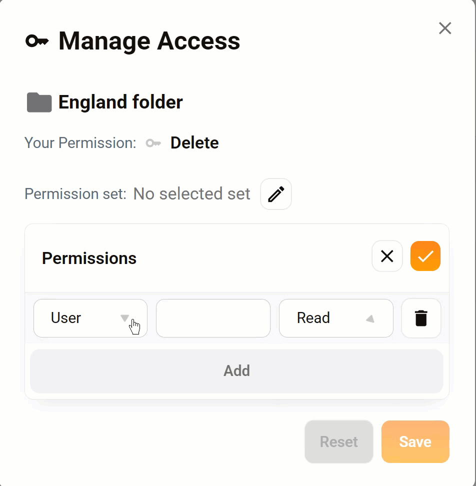 Create a Permission Rule - Configure Rule