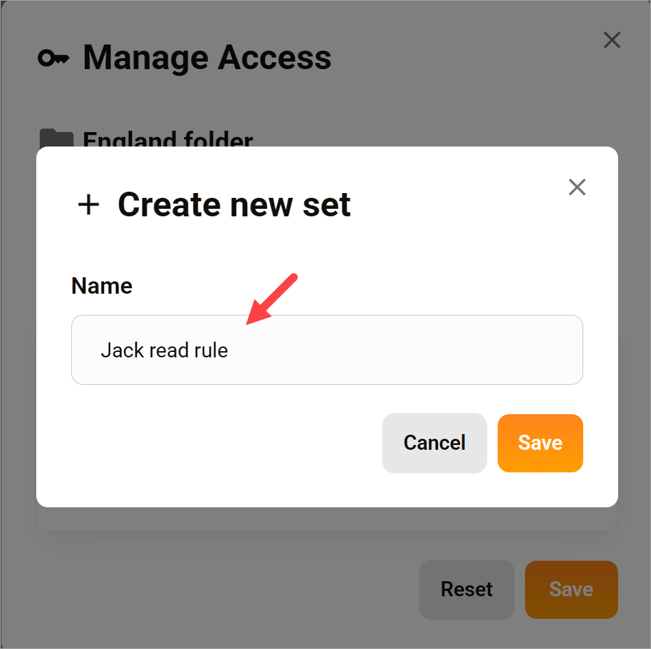 Create a Permission Rule - Move Step