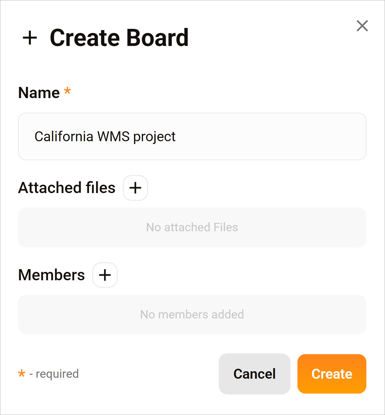 Create a board