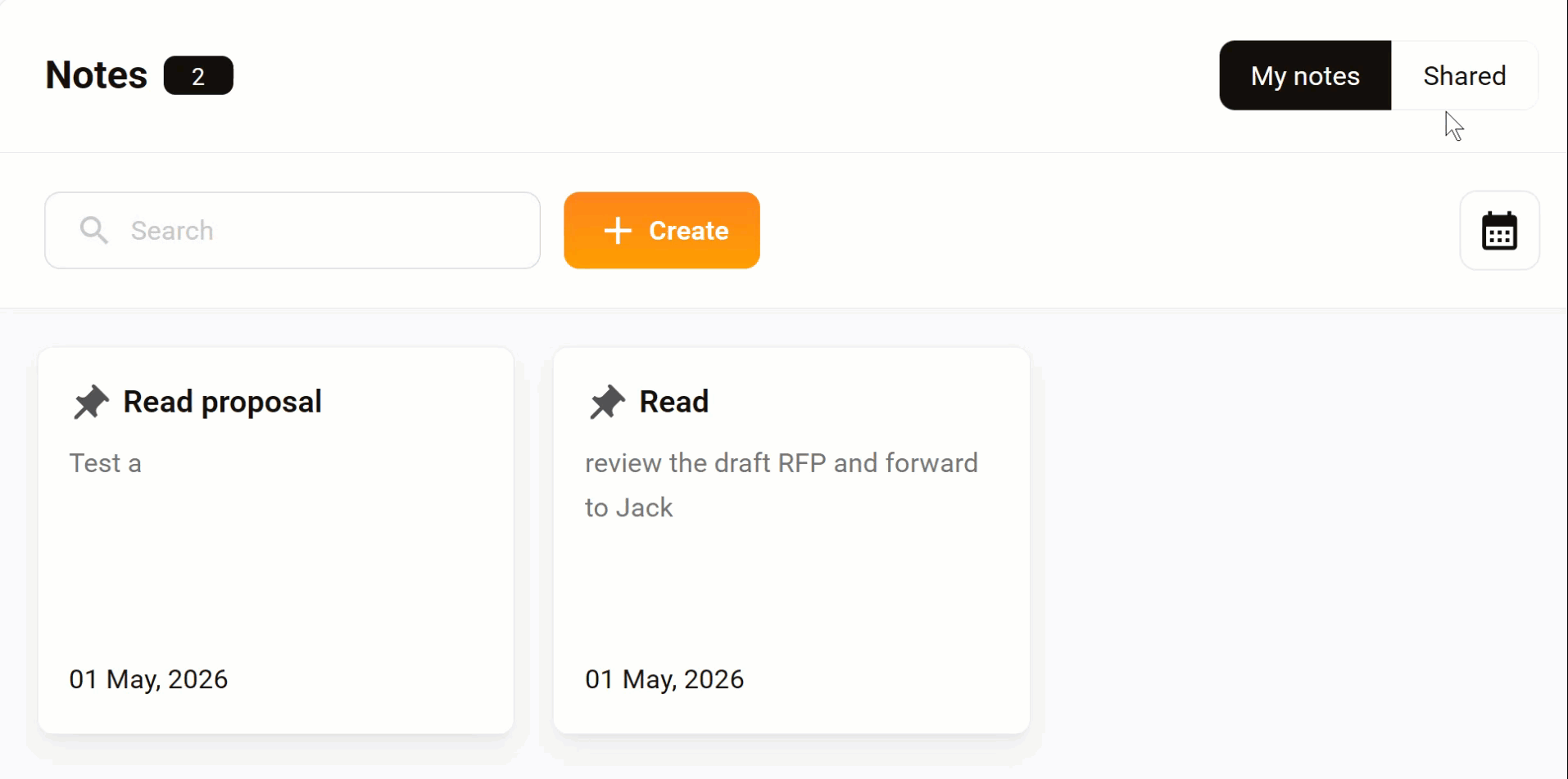 Use Quick Notes - Create