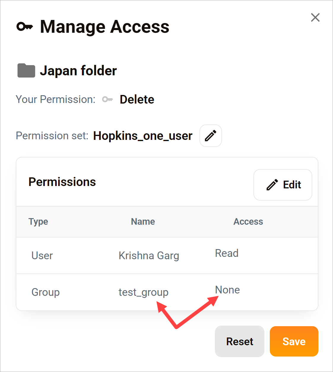 Permissions changed after move - Restored